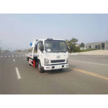 Diesel Fuel Wrecker Car Flatbed Tow Truck